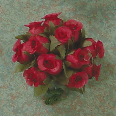 Miniature Rose Buds, Burgundy (lot of 12 bunches) SALE ITEM